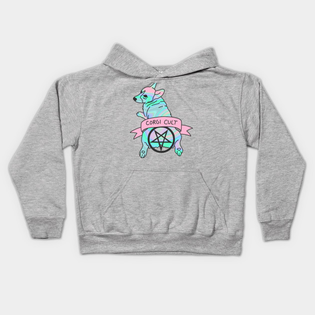 Corgi Cult Witchy 90s Hologram dog print